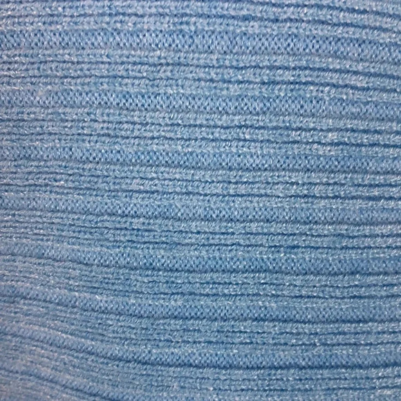 Style & Co NWOT Women’s M Oversized Blue Ribbed Boatneck Pullover Sweater - Picture 7 of 7